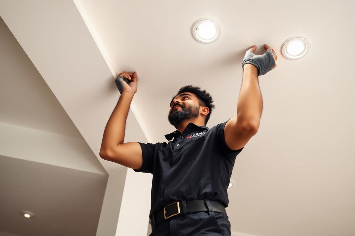Ceiling Light Installation by Laraib Home Services