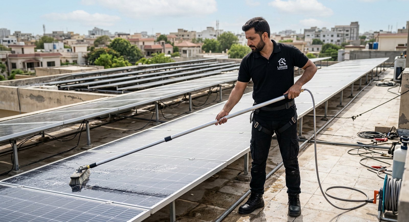 Solar Panel Cleaning (10kW) by Laraib Home Services